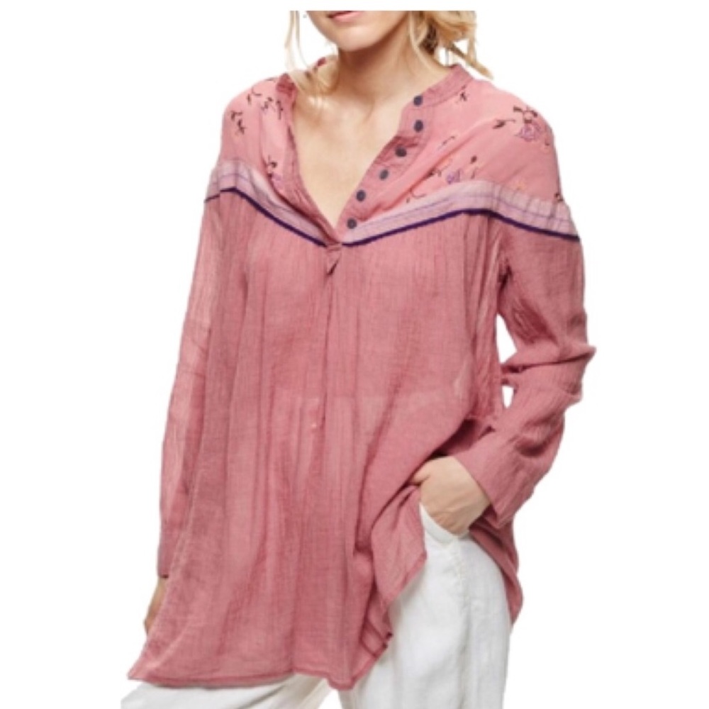 Free People Hearts and Colors Top